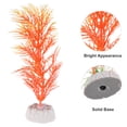 thumbnail image 3 of 16 plantas de plástico para acuario, plantas acuáticas artificiales para decoración de plantas de espacio terrestre, multicolor, 3 of 7