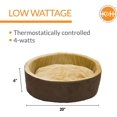 thumbnail image 2 of Thermo-Kitty Bed Mocha/Tan Large 20 Inches, 2 of 8