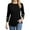Black, variant on EDFBUYKRS Women's Double Cloth Shirt with Long Sleeves, Sizes Xxl