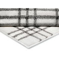 thumbnail image 7 of My Texas House Finley 2'7" x 7' White Grey Plaid Indoor Runner Rug, 7 of 7