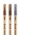 thumbnail image 2 of Lápices De Acuarela 3pcs Lápices de acuarela Cabeza suave Pintura de doble cara Pluma Herramienta de arte (B) Wdftyju Libre de BPA, 2 of 3