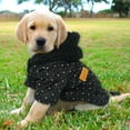 thumbnail image 5 of Tineer Pet Puppy Little Star Coat,Pet Dog Warm Winter Clothes Puppy Cats Sweater Apparel Small Dog Clothes (XL, Black), 5 of 6