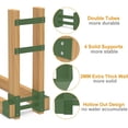 thumbnail image 3 of Outdoor Firewood Rack Brackets Kit for Fire Wood Pile Storage Adjustable log stacking Stand Holder for x lumber Set of BLSFRB, 3 of 8