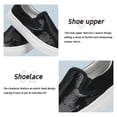 thumbnail image 3 of Unisex Adult Glitter Slip-On Shoes Fashion Low Top Sparkly Sneakers Casual Shiny Sequin Tennis Walking Shoes, 3 of 7