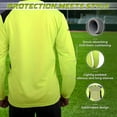 thumbnail image 3 of Vizari Arroyo Youth Soccer Goalkeeper Jersey for Youths | Shock Absorbing Long Sleeve Goalie Jersey for On & Off-Field Wear | Goalkeeper Costume with Moisture Wicking Technology for Comfort, 3 of 3