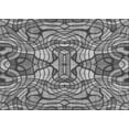 thumbnail image 1 of Ahgly Company Machine Washable Indoor Rectangle Transitional Dark Gray Area Rugs, 2' x 4', 1 of 7