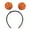 A, variant on Basketball Theme Hairband For Basketball Fans Unisex Comfortable Cheerleader Dancing Show Hairhoop Accessory
