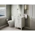 thumbnail image 4 of Kohler K-8188-0 11 x 11 in. Verticyl Square UC Lavatory Bathroom Sink with Overflow Drain, White, 4 of 9