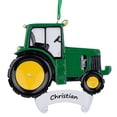 thumbnail image 3 of Maxora Personalized Ornaments Customized Christmas ornament Tractor Green Ornament Free Customize, 3 of 8