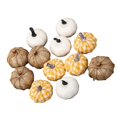 thumbnail image 1 of 12x calabazas artificiales de otoño, accesorios vegetales falsos, artesanías, decoración ligera para fiesta de otoño, decoración de granja, decoración Estilo D BLESIY accesorios de calabaza para halloween, 1 of 8