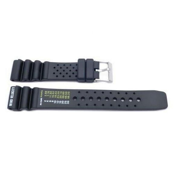 Black 20mm Citizen Style Aviator Watch Strap