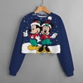 thumbnail image 3 of Suéter infantil de moda clásica de Disney Suéter infantil de primavera para niña Top con estampado de Mickey Mouse Feliz Navidad, 3 of 5