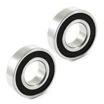 Unique Bargains 6003RS 35mm x 17mm x 10mm Double Rubber Sealed Deep Groove Ball Bearing 2 Pcs