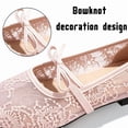 thumbnail image 4 of CHICVOMEY Mesh Ballet Flats for Women Breathable Ballet Flats with Buckle Fashion Fishnet Flats for Women Casual Work Flats, 4 of 9