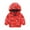 Red, variant on ATOGUTA Kids Coats Boys Girls Winter Windbreaker Jacket Fashion Hoodies Outwear Coat Waterproof Zipper Raincoat Green, Size 1T-6