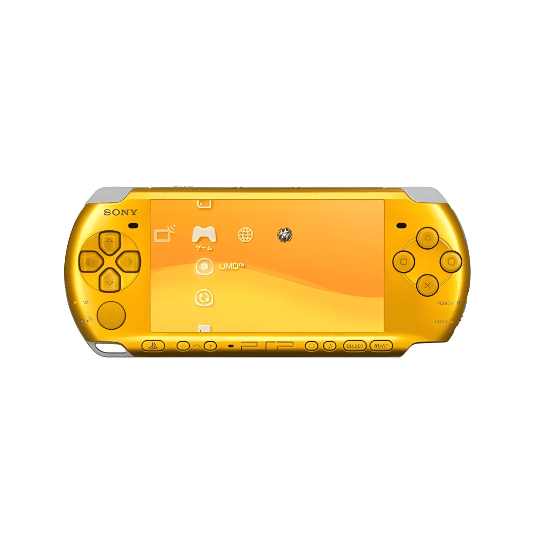 Sony - PSP 3000 Handheld Video Games Console - Yellow (Refurbished