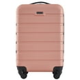thumbnail image 2 of Travelers Club 20" Hard Side Rolling Carry-on Luggage for Travel- Rose Gold, 2 of 8