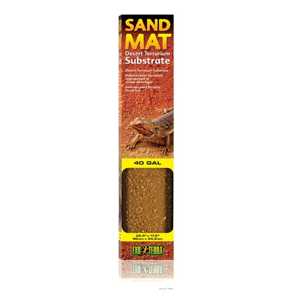 40 Gallon Sand Mat for Bearded Dragons, Leopard Geckos & Other Desert Species - Includes Attached DBDPet Pro-Tip Guide