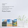 thumbnail image 3 of Photo Frame, 3in 4x3 Decor Triple Photo Frame With Stand, 3 Openings Clear PC Display Triple Picture Frame For Home Decor, Family, Friends, 3 of 8