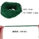 thumbnail image 2 of Cuerda de tienda, cuerdas de guylines para camping al aire libre, paracord de 7 núcleos de 4 mm de 31 m, cuerda de seguridad, para senderismo, mochilero, equipo de supervivencia, negro y verde, 2 of 6