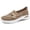 Khaki, variant on Womens 3D Butterfly Floral Embroidered Orthopedic Platform Wedge Walking Shoes Comfortable Arch Support Slip on Nursing Loafers Retro Fall Casual Chunky Non Slip Work Sneakers Khaki Size 8