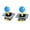 Blue, variant on Professional Gaming Joystick Controller Ergonomic Design Enhancing Accuracy Metal Plastic Build for Multiple Systems