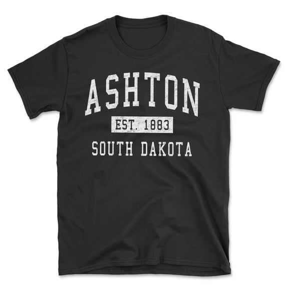 Ashton South Dakota Classic Established Men's Cotton T-Shirt