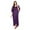 Bordeaux Purple Satin Kaftan, variant on Gypsie Blu Satin Silk Kaftan for Women Sleepwear Maxi Dress Adjustable Nightgown Plus Size Kimono Sleeve Ladies Caftan Online