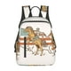 thumbnail image 1 of Disketp Vintage Wild West Cowboy Mochila Ligera e Impermeable, Mochila de Día Resistente para Viajes, Senderismo y Uso Diario para Hombre y Mujer, 1 of 7