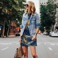 thumbnail image 4 of Honeii Golden Fantasy Landscape Print Women's Sleeveless Dress, Loose Fit Casual Dress for Women, Summer Fashion Dress, 4 of 7