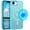Blue, variant on TJS for iPhone 16e Phone Case, Magnetic Ring Translucent Protective Cover (Black)