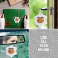 thumbnail image 5 of 3drose, Thanks, Basketball, 3 inch Snowflake Porcelain Ornament, 5 of 7