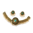 thumbnail image 1 of Conjunto de Collar Vintage Magnífico de Moda para Fiesta Verde, 1 of 6