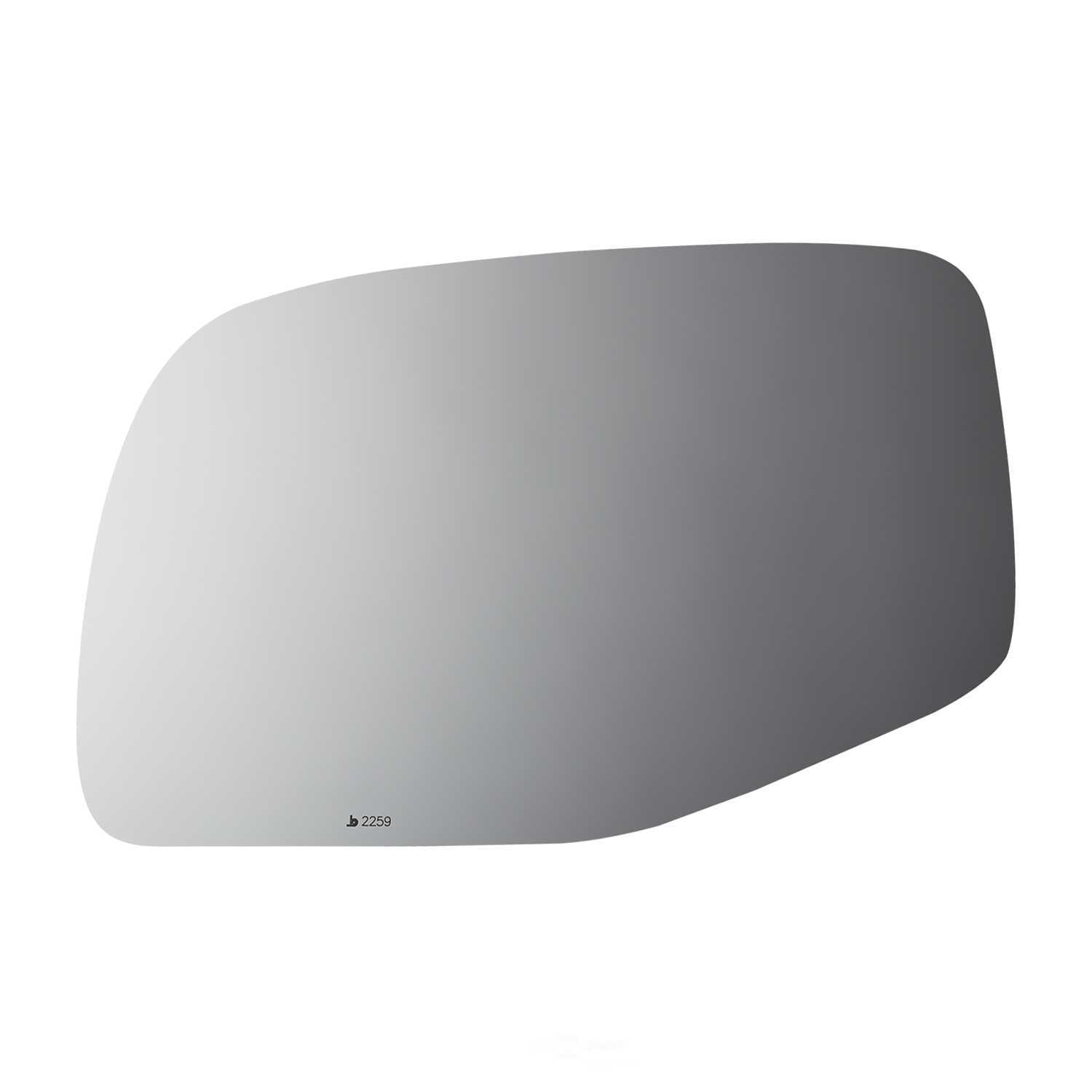 Burco Side View Mirror Replacement Glass - Clear Glass - 2259