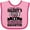 Pink and Fuchsia, variant on Inktastic Im Not Just Daddys Little Im a Truckers Daughter Girls Baby Bib