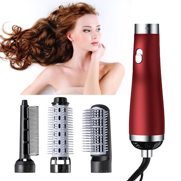EJWQWQE Dry And Wet Hot Air Comb Threeinone Curly Hair Straight Perm