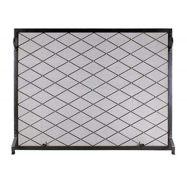 Minuteman SF-4433 44 x 33 in. Harlequin Flat Fireplace Screen