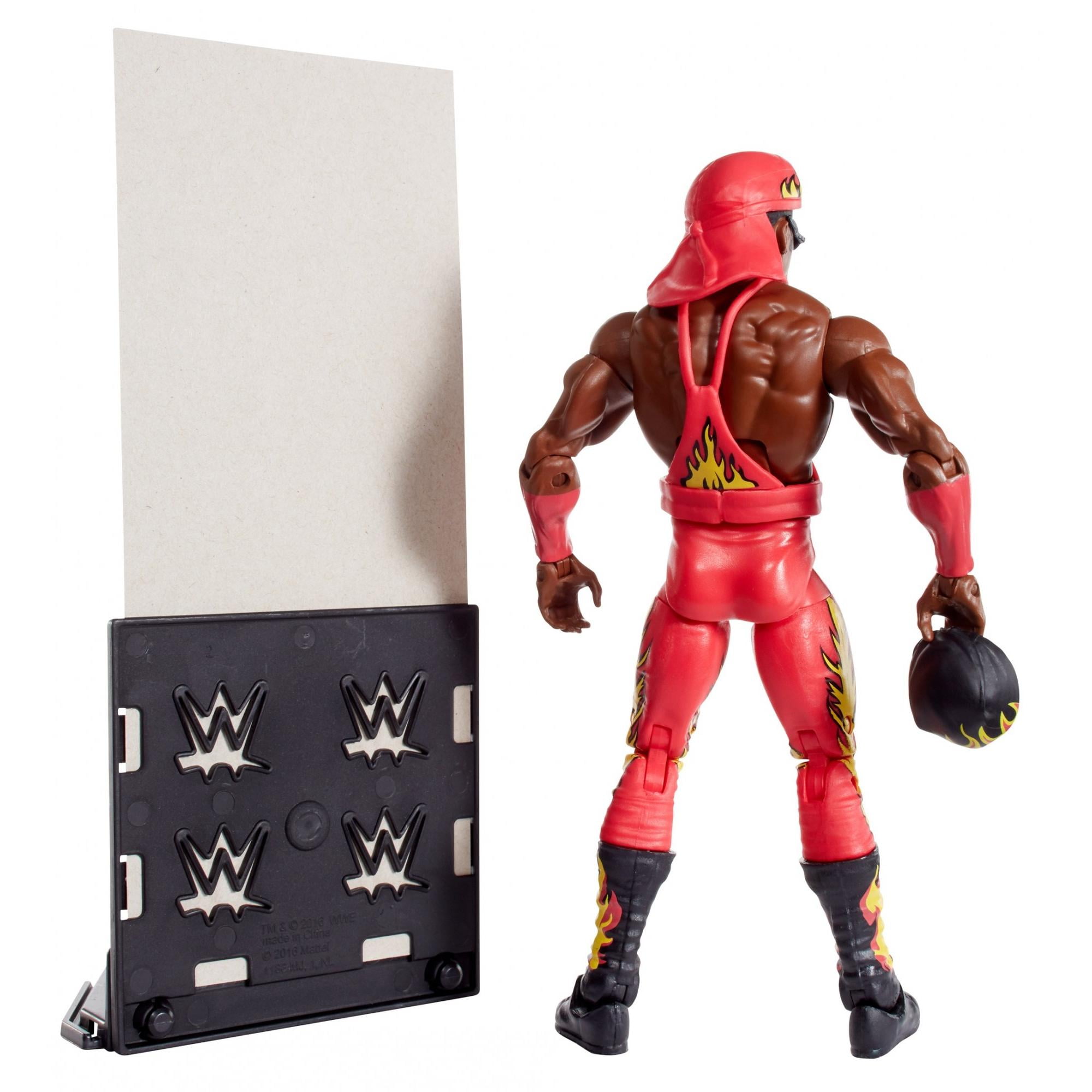 WWE Booker T 6-inch Articulated Action Figure with Ring Gear 
