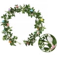 thumbnail image 3 of Cheapark Cheapark Easter Eggs Vine Garland Hanging Decoration Spring Indoor Holiday Festive Accents Branches 78.7in/200cm, 3 of 5