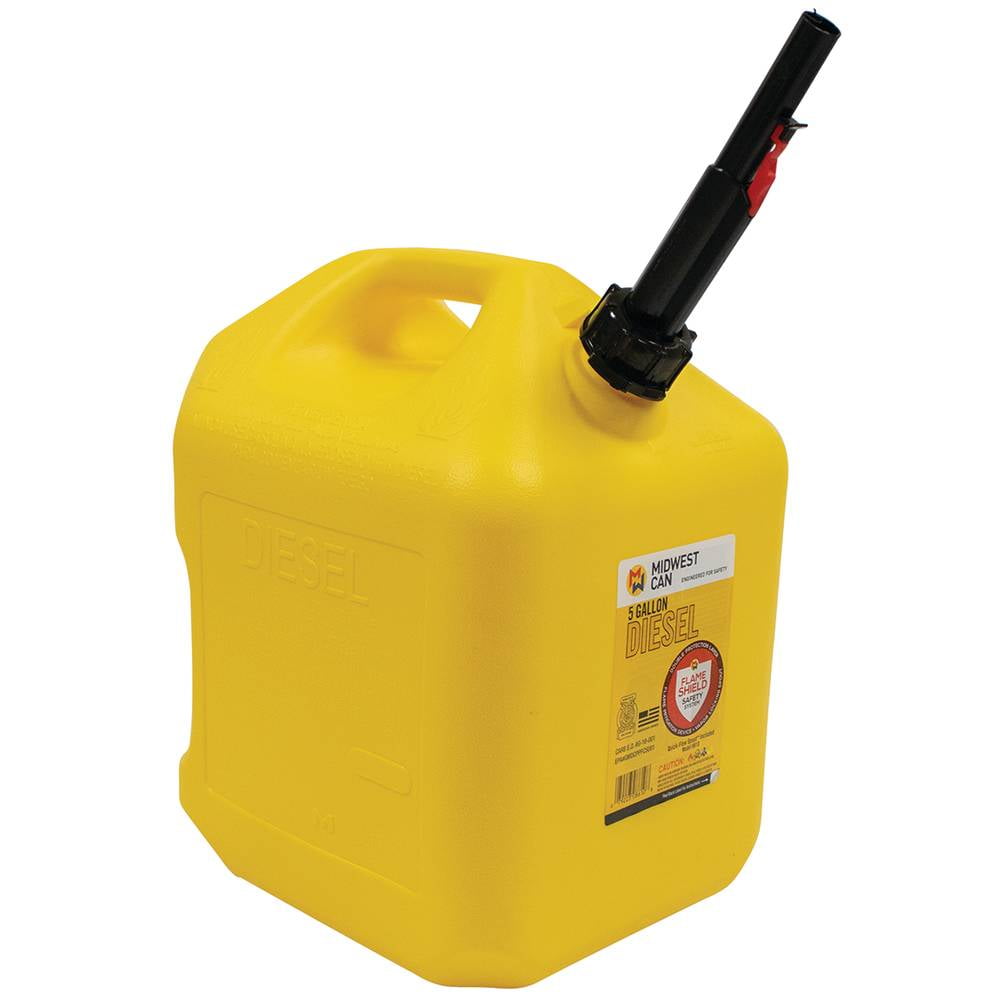 New Stens Stens 5 Gallon Plastic Diesel Fuel Can 765512