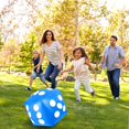 thumbnail image 4 of Juego de dados inflables Jumbo Mototo, paquete de 4 unidades, 32 cm, color azul, 4 of 7