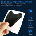 thumbnail image 3 of Yazoeia 8 PCS Car Door Handle Sticker, Anti-Scratch Car Door Bowl Sticker Protection, Auto Door Cup Protective Sticker, Soft & Comfortable Car Interior Accessories（Black） CJC912-116756, 3 of 6