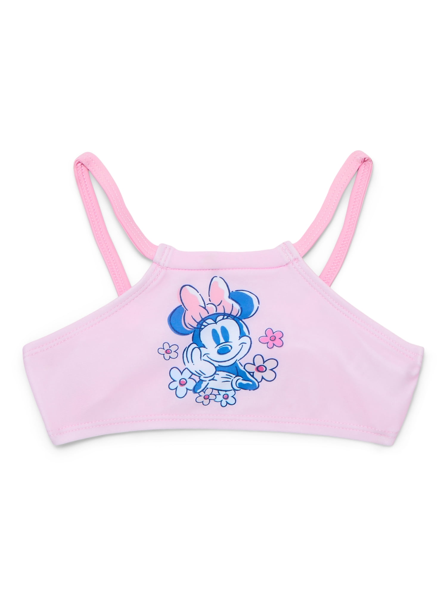 Character Toddler Girl Rash Guard and Bikini Swimsuit Set, 3-Piece, Sizes 2T-5T