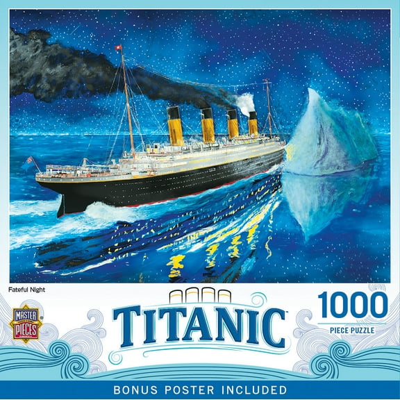 MasterPieces 1000 Piece Puzzle - Titanic Fateful Night - 19.25"x26.75"