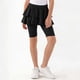 thumbnail image 4 of Pantalones cortos de pijama de color liso para niños, tallas medianas y grandes, con cintura elástica y tejido elástico de poliéster para yoga., 4 of 7