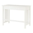 thumbnail image 5 of Sierra Writing Desk Engineered Wood in White Finish with Pull-Out Drawer, 5 of 9