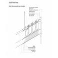 thumbnail image 5 of ALEKO Outdoor Yard Garden DIY Steel 5.5 x 5 feet Black Fence Prague Style, 5 of 7