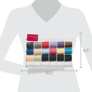 Allary Multi-Color 100% Polyester Sewing Thread, 200 yd (24 Piece)