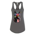 thumbnail image 2 of Wild Bobby Dean Russo German Shepherd Dog Lover Women Racerback Tank Top, Dark Grey, X-Large, 2 of 5