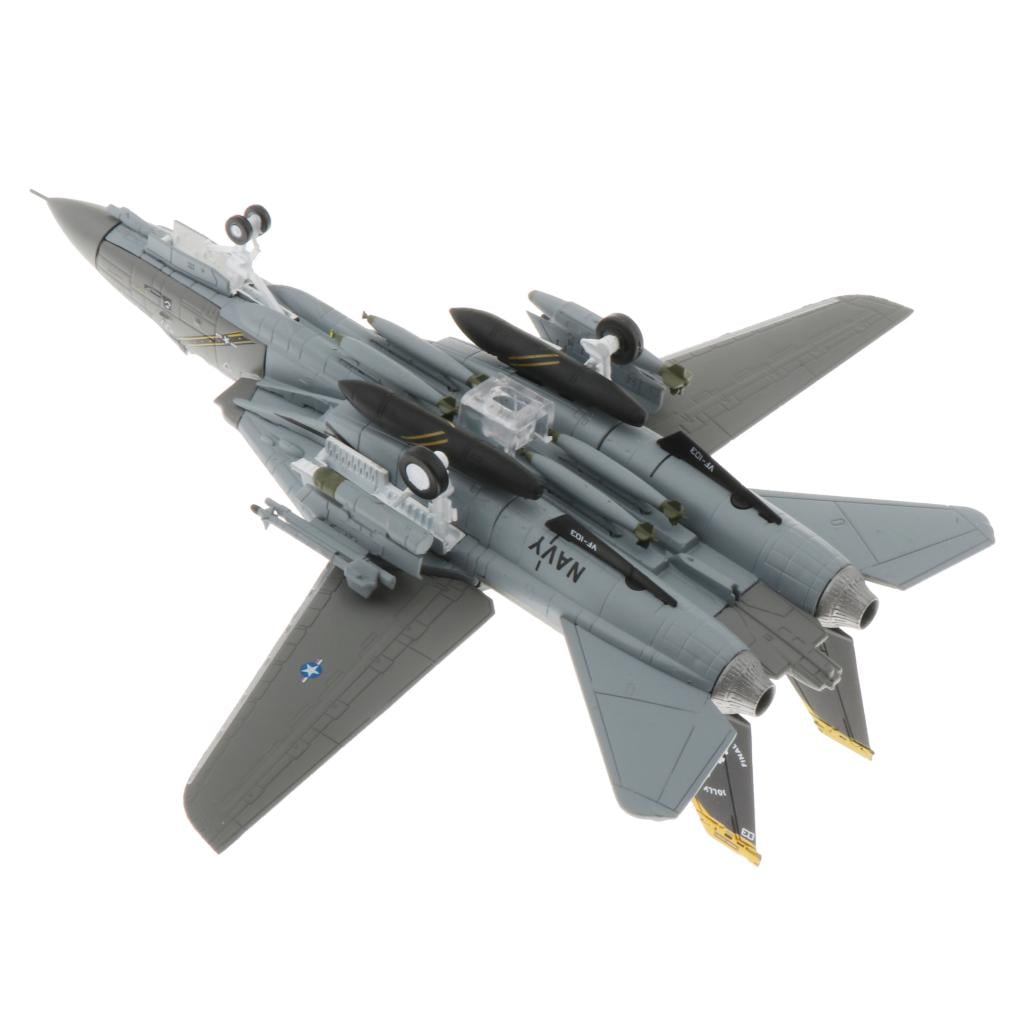 1:100 Diecast Military Model Toy F-14  Super Flanker Jet Fighter Aircraft